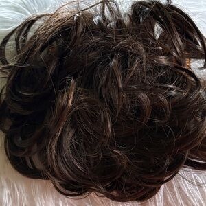 Elegant Dark Brown Hair Extension with combs